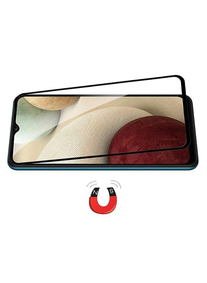 واقي شاشة زجاجي بتغطية كاملة لهاتف Oppo A77S، A77، A78، A59، A18، A38، K10، A15، A15S، A31، A9 2020، A5 2020، Vivo Y28، Y17S وY56 (6.56 بوصة) - إطار أسود من M7molge