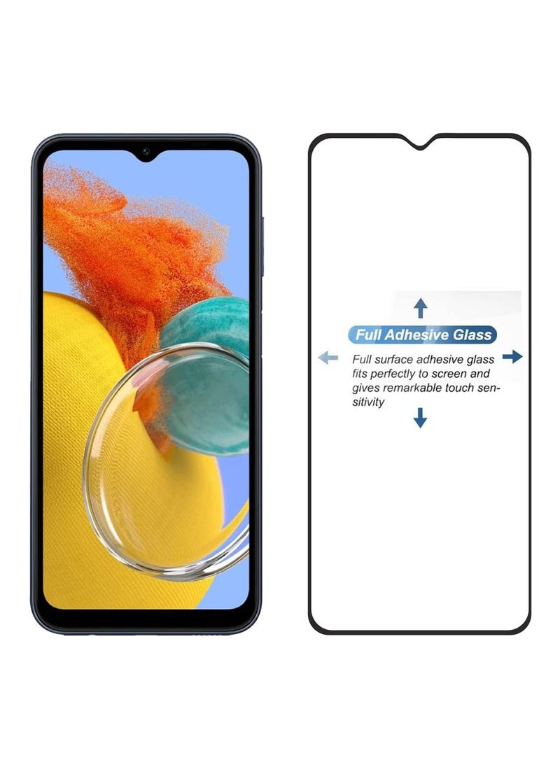 واقي شاشة زجاجي بتغطية كاملة لهاتف Oppo A77S، A77، A78، A59، A18، A38، K10، A15، A15S، A31، A9 2020، A5 2020، Vivo Y28، Y17S وY56 (6.56 بوصة) - إطار أسود من M7molge