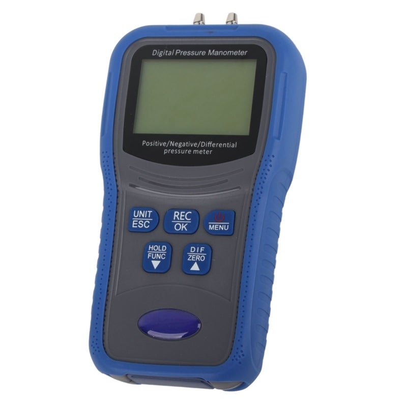 Digital Manometer 32-Data Recording LCD Display - High Strength ABS Shell Portable Gauge for Auto Repair Pressure Measurement - Image 1