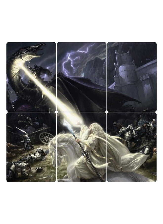 Magic the Gathering The Lord Of The Rings: Tales Of Middle-Earth Scene Box - Gandalf In Pelennor Fields (6 Scene Cards, 6 Art Cards, 3 Set Boosters + Display Easel)  - Image 4