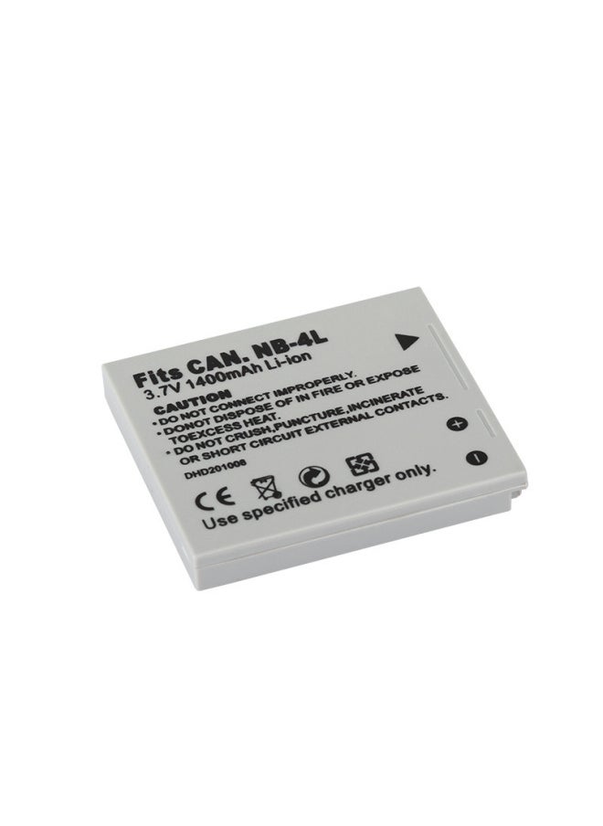 Generic - For Canon Canon NB-4L Camera Battery NB4L Digital Camera Lithium Battery-Standard Capacity:1400MAH - Image 1