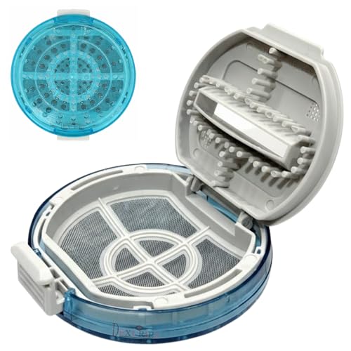 DEXURIES Magic Filter for LG Top Load Fully Automatic Washing Machine | Lint/Dust/Waste Collector Net Jali | Compatible LG Parts Lint Filter (Blue, Pack of 1) - Image 1
