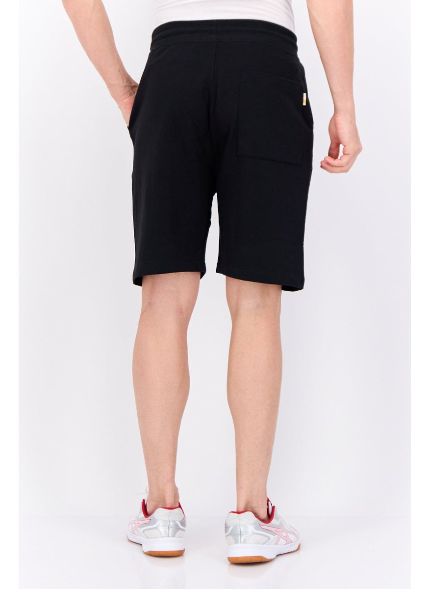Gazzarrini Men Brand Logo Basic Short, Black  - Image 4