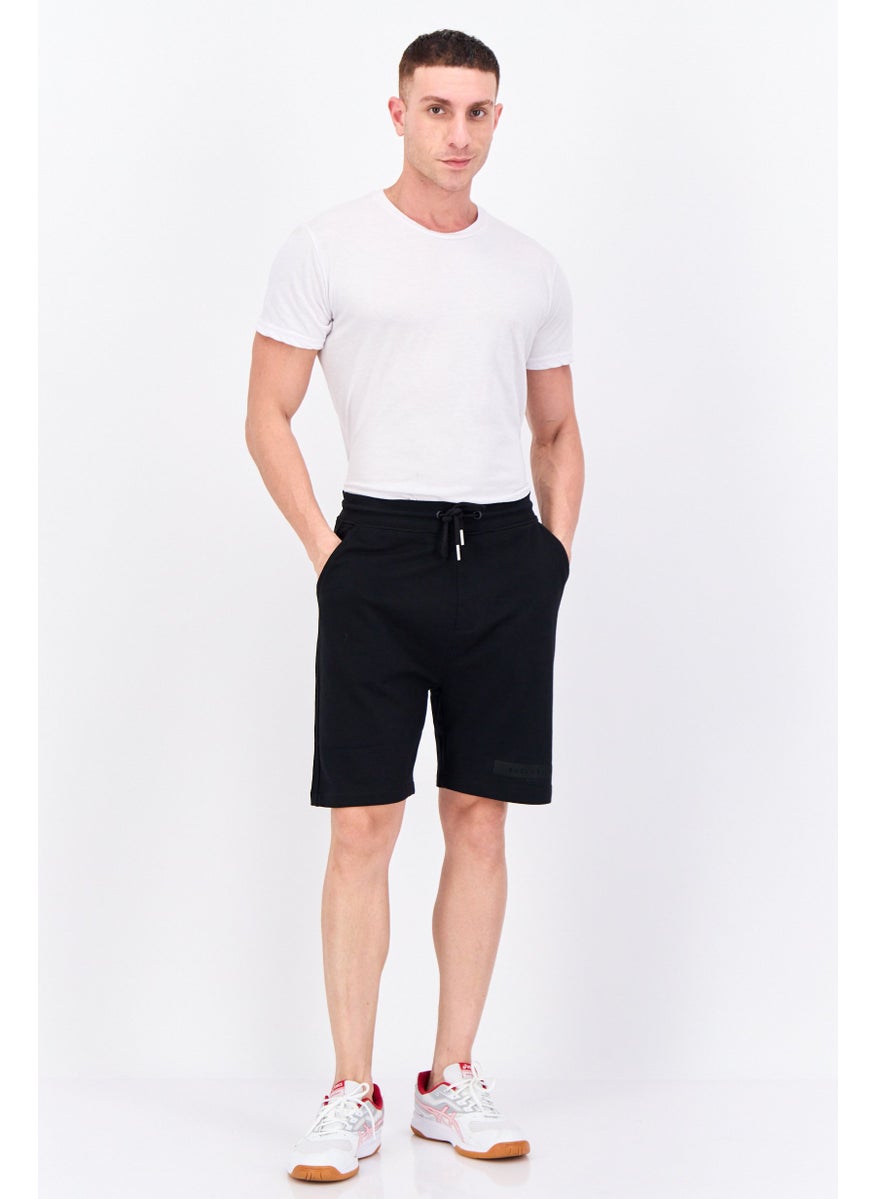 Gazzarrini Men Brand Logo Basic Short, Black  - Image 3