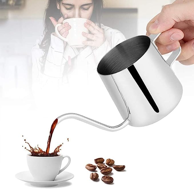 3d Creations Stainless Steel Coffee Pot Gooseneck Kettle Tea Kettle (600) ml. - Image 5