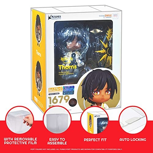 EVORETRO Premium Nendoroid Box Protective Plastic Display Box Case - Ultimate Dust, Dirt, and Moisture Defense, Enhance Display Appeal, Easy to Use, Reusable, Preserve Collectible Value, Perfect for Collectors - Image 5