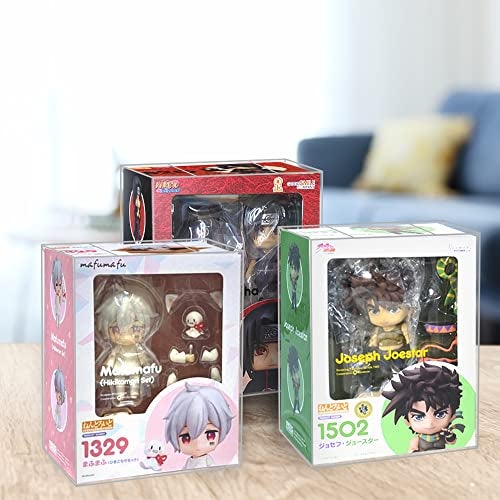 EVORETRO Premium Nendoroid Box Protective Plastic Display Box Case - Ultimate Dust, Dirt, and Moisture Defense, Enhance Display Appeal, Easy to Use, Reusable, Preserve Collectible Value, Perfect for Collectors - Image 2