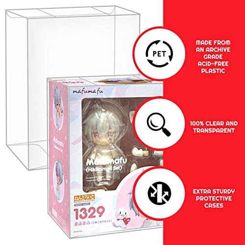 EVORETRO Premium Nendoroid Box Protective Plastic Display Box Case - Ultimate Dust, Dirt, and Moisture Defense, Enhance Display Appeal, Easy to Use, Reusable, Preserve Collectible Value, Perfect for Collectors - Image 4
