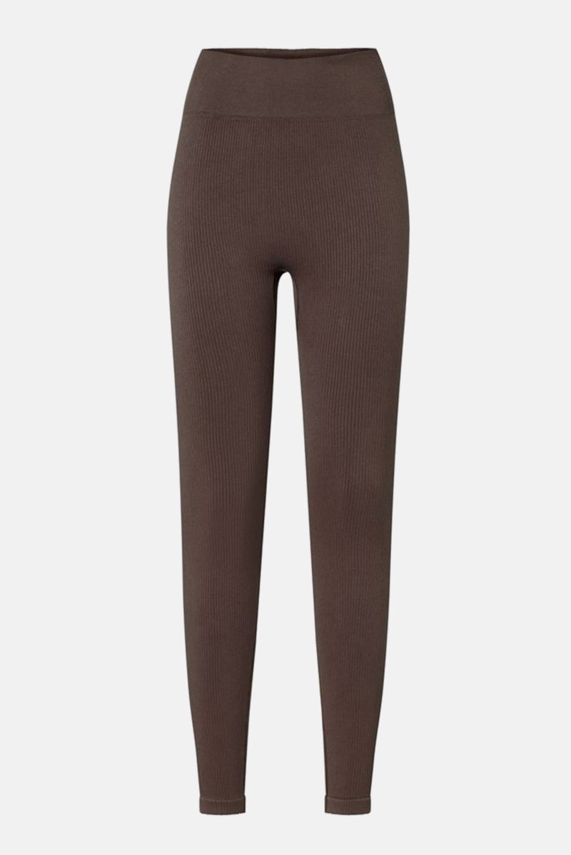 Tchibo Women Textured Pull On Tight, Brown - Image 2