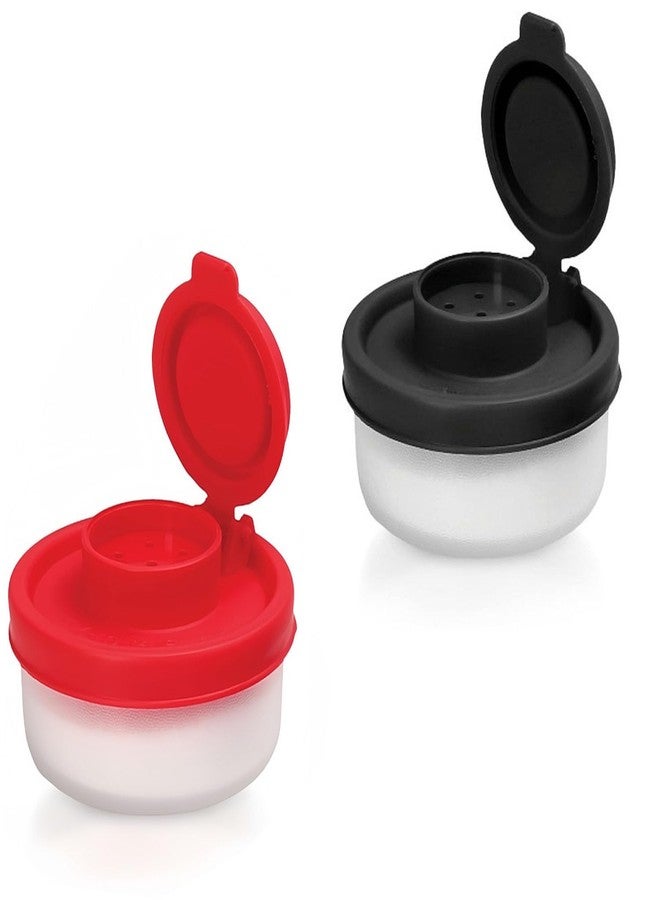TooWoom Salt and Pepper Shakers with Moisture Proof Lids, Small Spice Dispenser for Sea Salt and Black Pepper, Mini Salt Shakers for Kitchen, Camping, Travel, Picnic and Lunch Boxes - Image 1