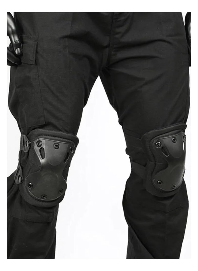 CYCLiSTA 4 Pack Men Protective Guard Cycling Ski Protective Guard Shock Absorbing Black  - Image 5