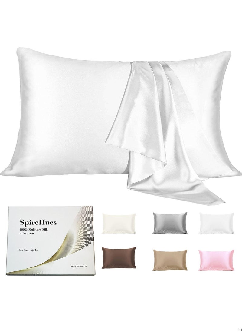 SpireHues Luxurious Mulberry Silk Pillowcase, 19 Momme Queen Size, Hair and Skin Beauty, Hypoallergenic, 600TC, Hidden Zipper - pzsku/ZC18858BACB5082C2BA55Z/45/_/1720794805/24f0120c-225d-4496-bc40-4f6fec740e6f