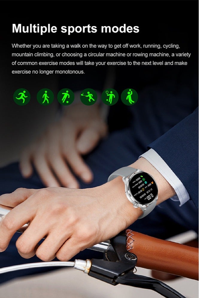 RollsTimi  New Bluetooth Smartwatch, 1.53-Inch TFT Touch-Screen Smart Watch, Bluetooth Call, Message Reminder, DIY Personalized Settings, Menstrual Period Reminder, Multi-Practical Functions, Sports Sleep Health Monitoring, Long Battery Life - Image 3