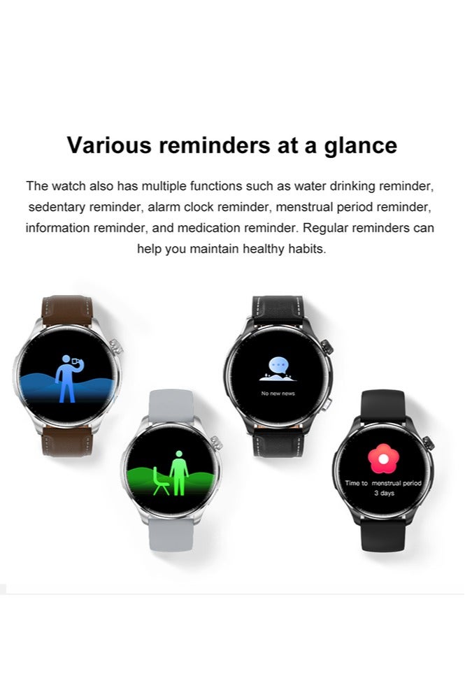 RollsTimi  New Bluetooth Smartwatch, 1.53-Inch TFT Touch-Screen Smart Watch, Bluetooth Call, Message Reminder, DIY Personalized Settings, Menstrual Period Reminder, Multi-Practical Functions, Sports Sleep Health Monitoring, Long Battery Life - Image 4