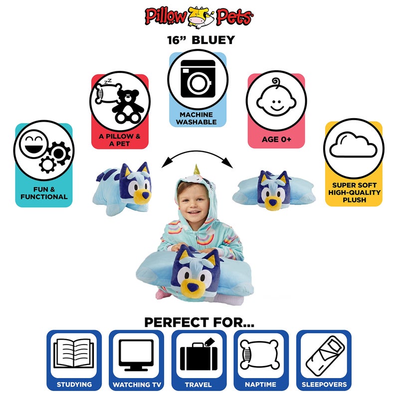 Pillow Pets وسادة حيوانات محشوة بلوى من بي بي سي ستوديوز - Image 4