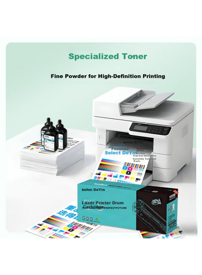 Befon Compatible Hp 178nw Toner Cartridge With Chip, High Capacity 4-color Set For Hp 178nw Printer - Image 4