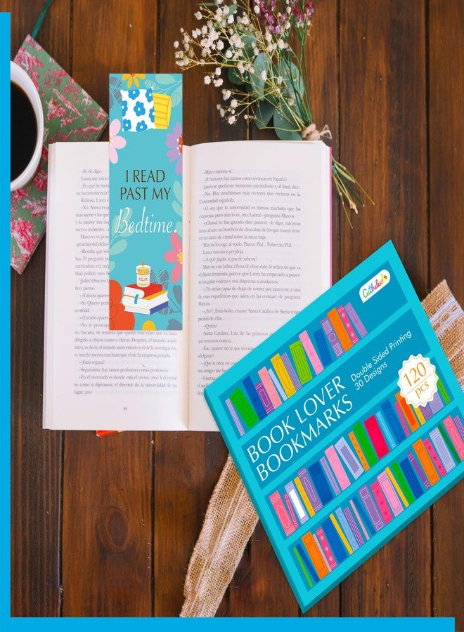 Gethelud 120 PCS Book Lover Bookmarks, 30 Unique Designs Double-Sided Read Accessories Page Markers Reading Bookmarks for Women, Men, Kids, Adults, Students, Book Lovers All Ages - Image 4