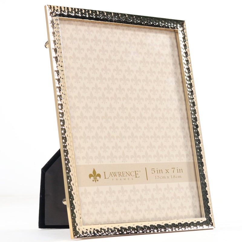 Lawrence Frames 713157 Metal with Hammer Effect  5x7  Gold - Image 2