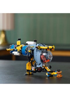 LEGO Technic Deep-Sea Research Submarine Toy - Vehicle Set with Spinning propellers, Air tanks and a cockpit for Imaginative Play - Birthday Gift for 9+ Year Old Boys & Girls 42201 (413 pieces)  - Image 5