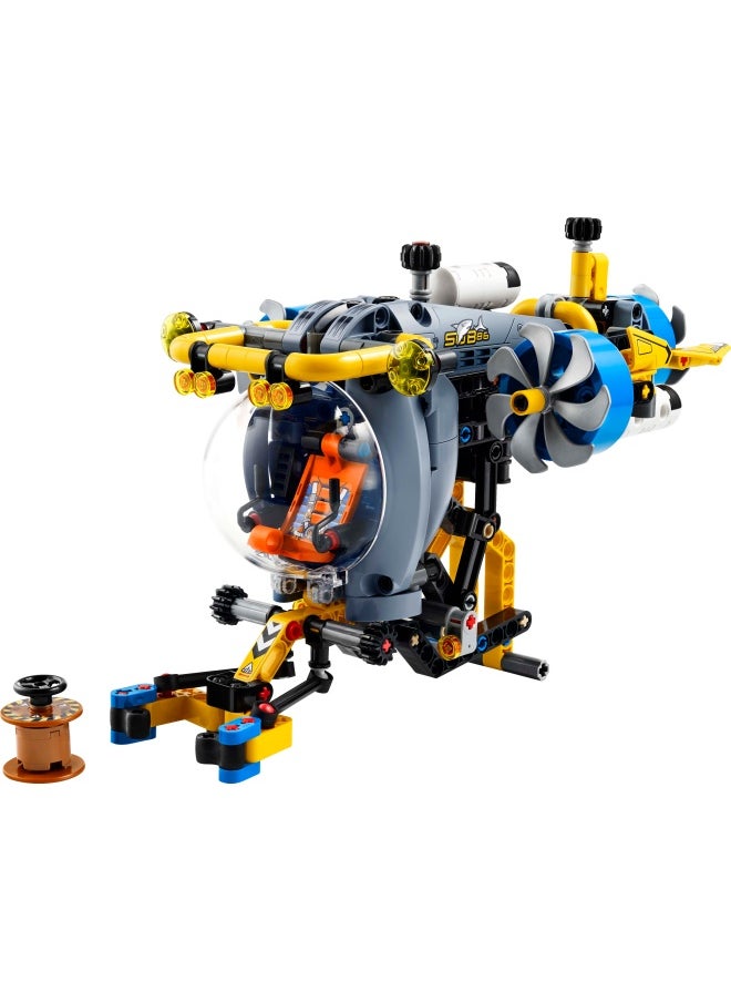 LEGO Technic Deep-Sea Research Submarine Toy - Vehicle Set with Spinning propellers, Air tanks and a cockpit for Imaginative Play - Birthday Gift for 9+ Year Old Boys & Girls  42201 - pzsku/ZC188C983EBDADE62B00BZ/45/_/1733937496/8d0641b6-88a6-46e3-ac6a-5cd59114a250