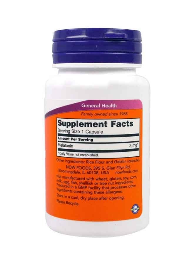 ناو الميلاتونين 3 ملجم - 60 كبسولة نباتية - Image 2