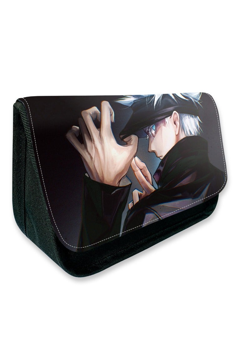 general Anime Spell Return Peripheral Velcro Canvas Pencil Case Pencil Case Pencil Case Pencil Case to meet the storage needs of daily learning stationery - Image 2
