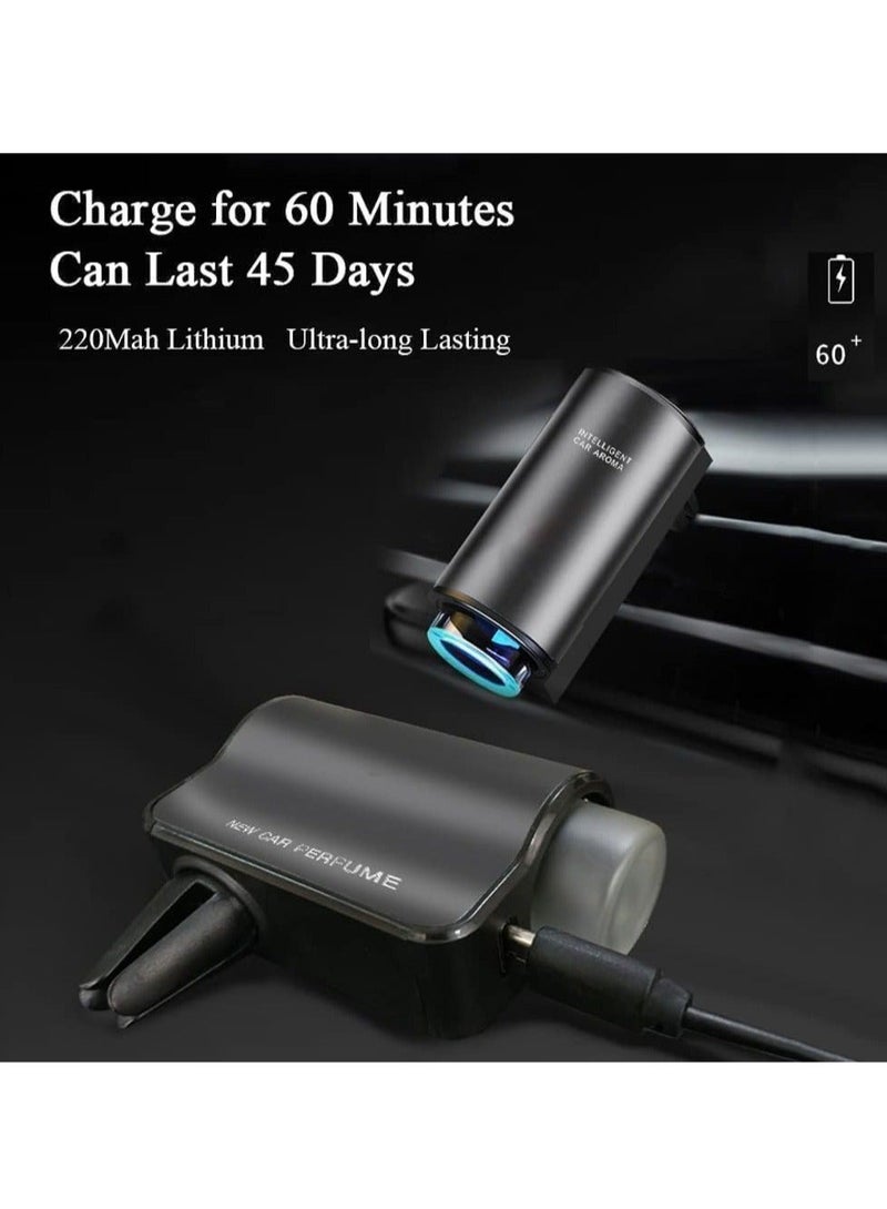 كابتن تيك Smart Car Air Freshener with Three Adjustable, Intelligent Car Aroma, Smart Car Aromatherapy Diffuser,Ultrasonic Atomizer - Image 4