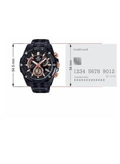 CASIO Edifice Chronograph Analog Black Dial Men's Watch EFR-559DC-1AVUDF  - Image 2