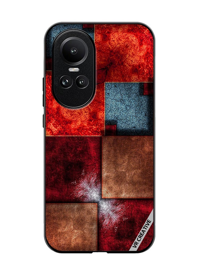 VR CREATIVE Protective Case Cover For Oppo Reno 10 Pro Abstract Design Multicolour - Image 1