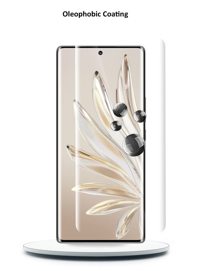 Honor 200 5G Premium Tempered Glass Design For Honor 200 5G Smartphone Advanced Border Less Full Edge To Edge UV Screen Protector And Easy Installation Kit - Image 5