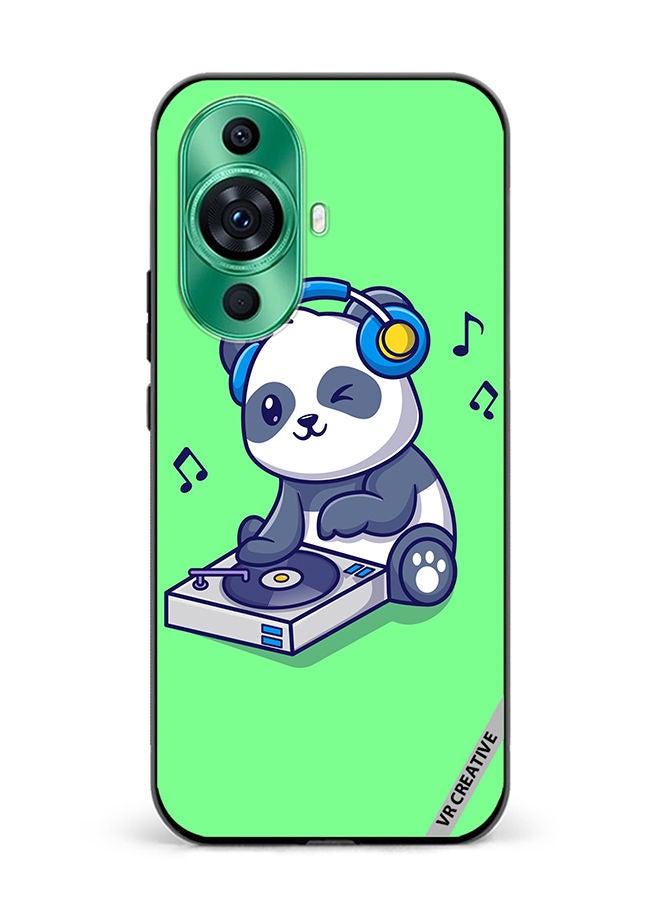 VR CREATIVE Protective Case Cover For Huawei nova 11 Panda Playing Music Design Multicolour - Image 1