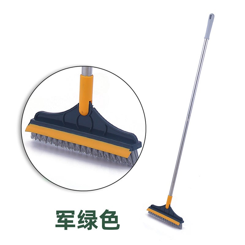 Double-Sided Tile Grout Brush for Bathroom Cleaning Ordinary yellow green