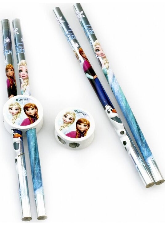 Disney FROZEN FR-5968 Eraser + Pencil 2 Pieces 