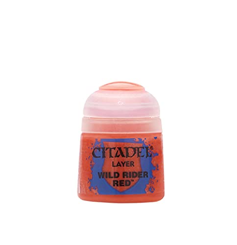 Citadel Games Workshop - Citadel Colour Layer: Wild Rider Red (12ml) Paint - Image 4
