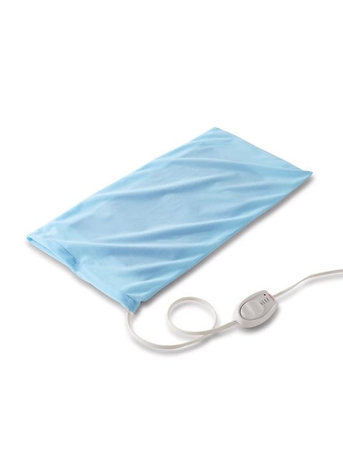 XL Heating Pad for Back, Neck, and Shoulder Pain Relief with Sponge for Moist Heating Option, Extra Large 12 x 24", Blue