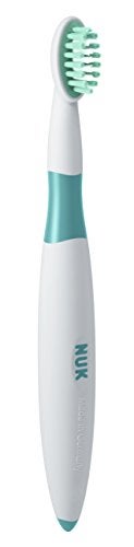 NUK Lernzahnbürste mit Schutzring, sichere Pflege der ersten Zähne, 1 Stück - Image 2