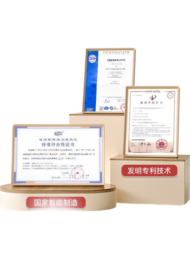 Sunset Red Anti-Blue Light High Definition Fashionable Portable Elderly Women'S Reading Glasses Ax3317 Burgundy 300 Degrees - Image 1