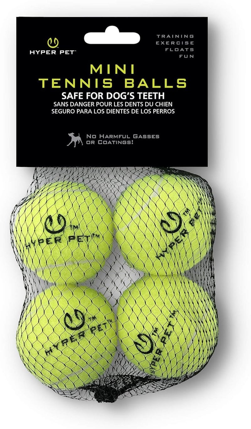 Hyper Pet MINI Tennis Balls for Dogs Safe Dog Ball for Exercise Training Interactive Toys work with Hyper Pet K9 Kannon MINI Launcher 4 Pack Green - Image 2