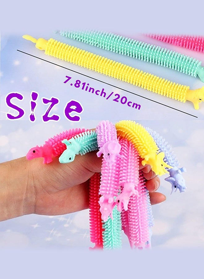 Sweet Life 20 Pcs Stretchy String Fidget Toys, Dinosaur Sensory Noodle Strings, Textured Stretchy String for Kids Adults Stress Relief, Party Favors - Image 2