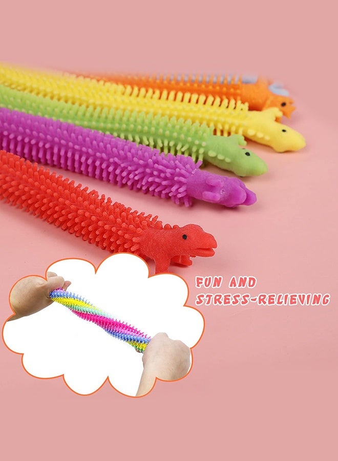 Sweet Life 20 Pcs Stretchy String Fidget Toys, Dinosaur Sensory Noodle Strings, Textured Stretchy String for Kids Adults Stress Relief, Party Favors - Image 5