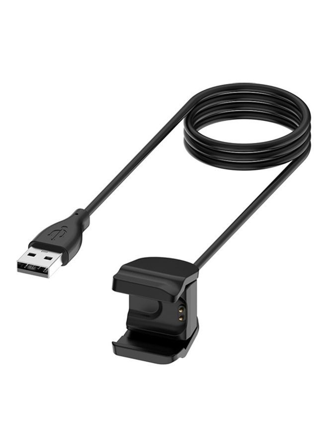 NIBEMINENT Replacement Smart Bracelet Charger Clip Charging Cable for Xiao-mi Mi Band 4 Black  - Image 1