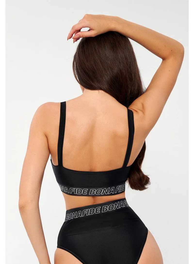 Bona Fide High Waist Swimsuit Black High Waist Bikini for Women for Women | Best Price UAE