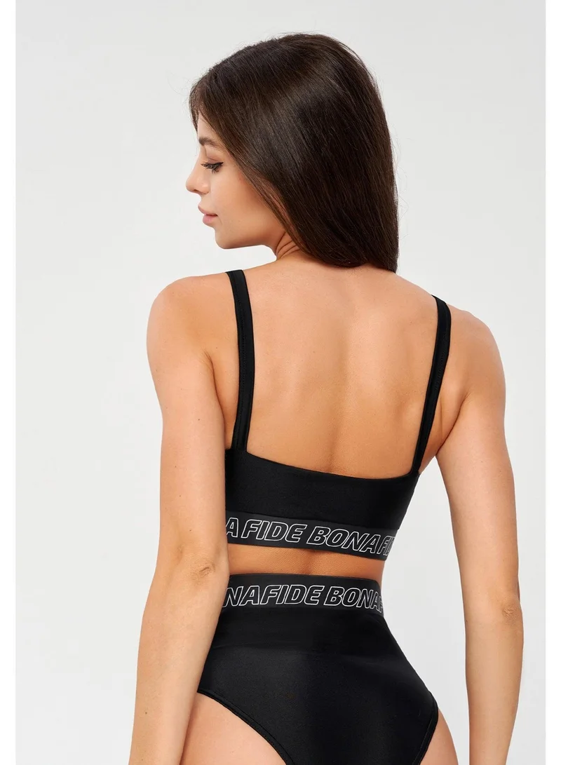 Bona Fide High Waist Swimsuit Black High Waist Bikini for Women for Women | Best Price UAE