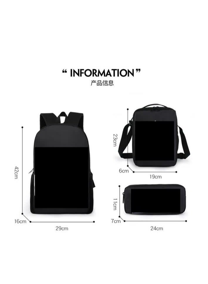 Generic - 3D new ROBLOX game blox fruits backpack Oxford cloth primary and secondary schoolbag,17-17-INCH-ROBLOX - Image 1