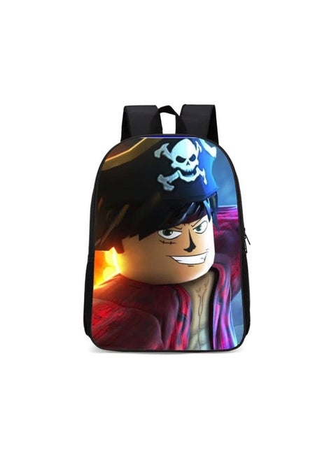 3D new ROBLOX game blox fruits backpack Oxford cloth primary and secondary schoolbag,17-17-INCH-ROBLOX