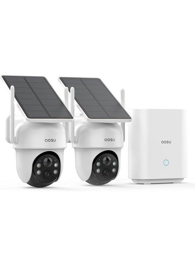 أوسو Aosu Security Cameras Outdoor Wireless 2 cam-kit