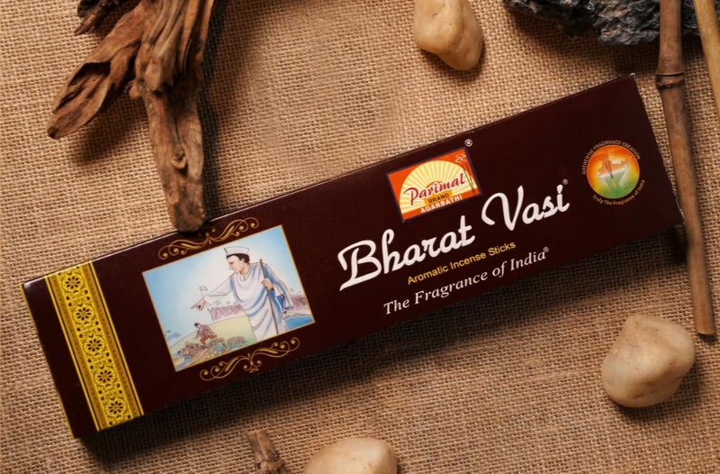 Parimal Bharathvasi Floral Incense Sticks | 260-280 Sticks (384gm) |Agarbatti for Pooja, Meditation & Daily Use | Traditional Indian Fragrance |Each 32 Gram|Pack of 12 - Image 4