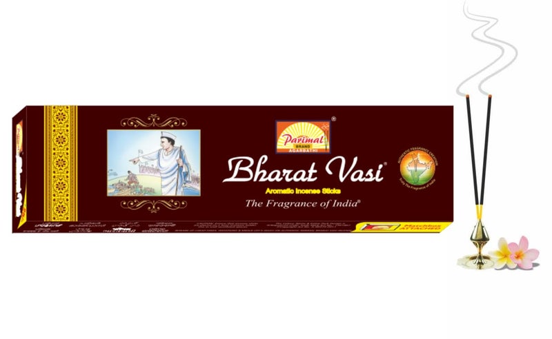 Parimal Bharathvasi Floral Incense Sticks | 260-280 Sticks (384gm) |Agarbatti for Pooja, Meditation & Daily Use | Traditional Indian Fragrance |Each 32 Gram|Pack of 12 - Image 2