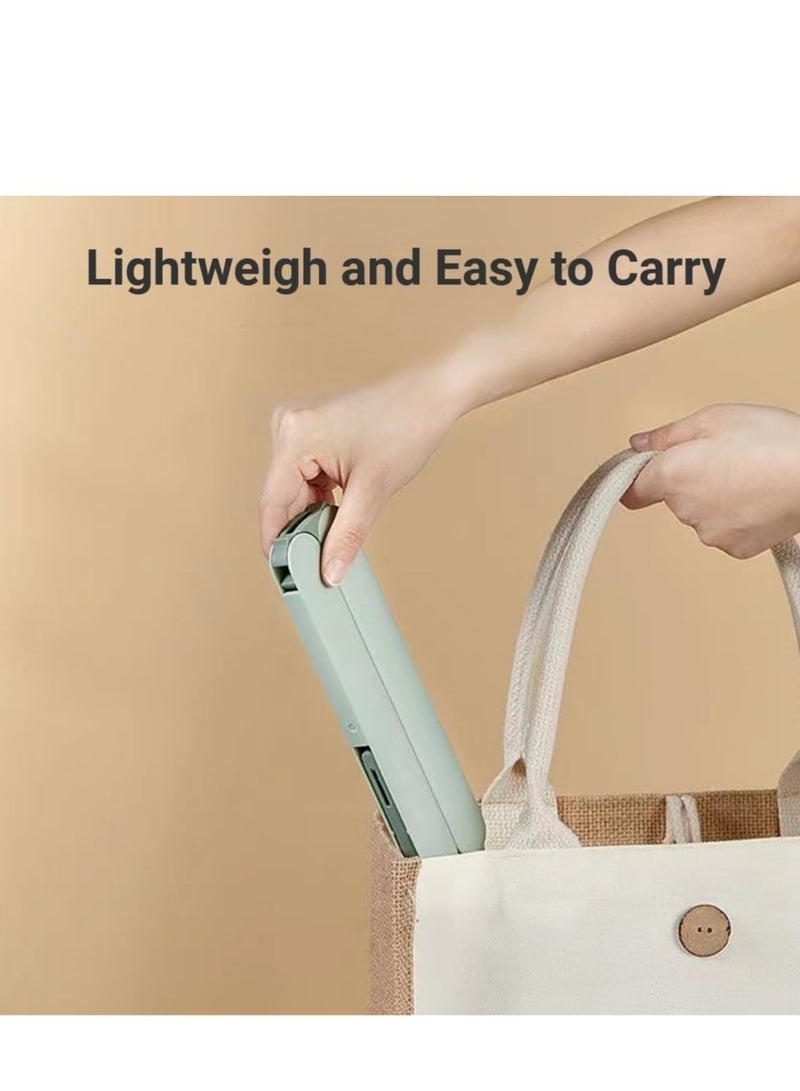 حمالات سفر، حمالات قابلة للطي، حمالات ملابس محمولة مع مشابك مدمجة، مثالية للمعاطف والجوارب، ملحقات السفر الأساسية للرحلات (2 حزمة، أخضر) - Image 2