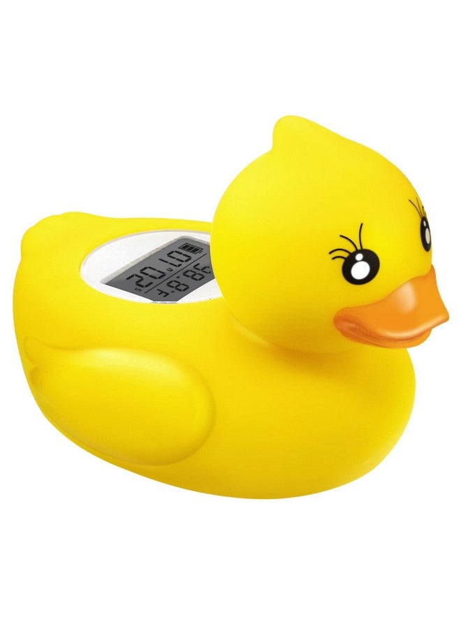 BabyElf Baby Bath Tub Water Thermometer (Upgraded Version) Digital Water Temperature Thermometer & Room Thermometer Duck Floating Toy For Infant Toddler Bathtub Pool With Temperature Warning - Image 1